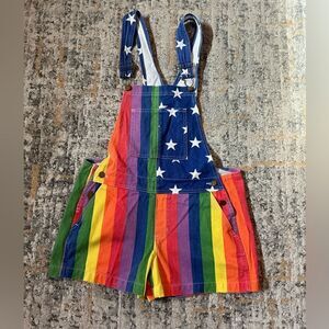 CHUBBIES PRIDE OVERALLS! EUC! SIZE M